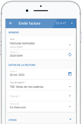 App móvil para facturacion y contabilidad