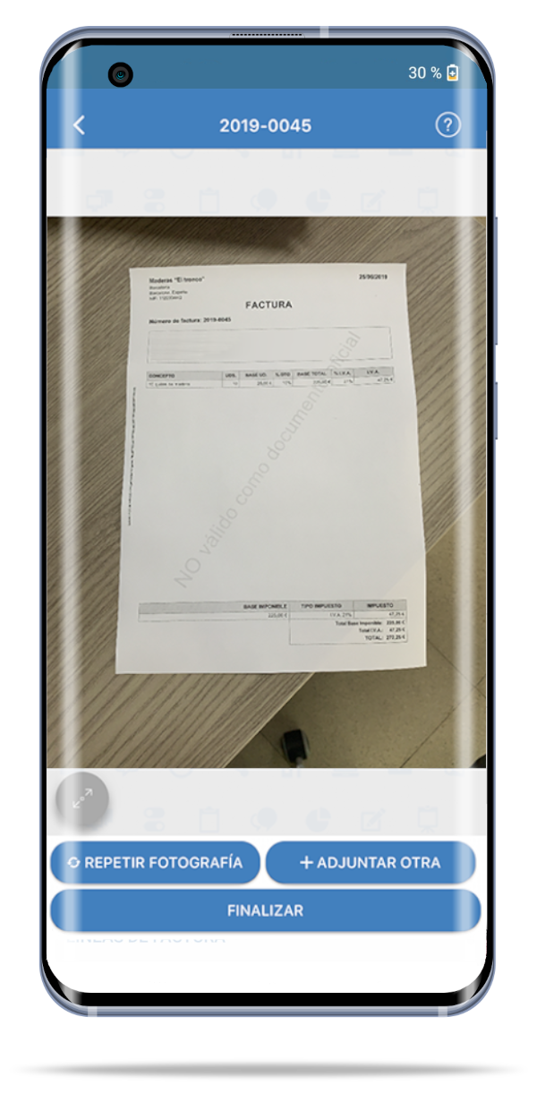 App android digitalizacion certificada de facturas