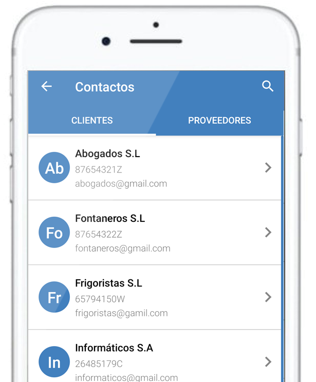 Introduce tus facturas recibidas en la App móvil de facturación