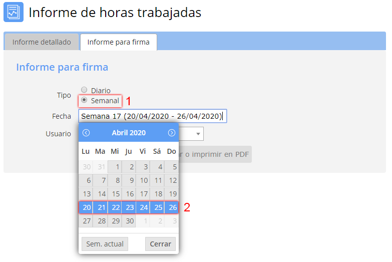 Informe semanal