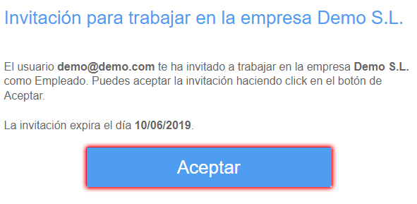 Notificación correo