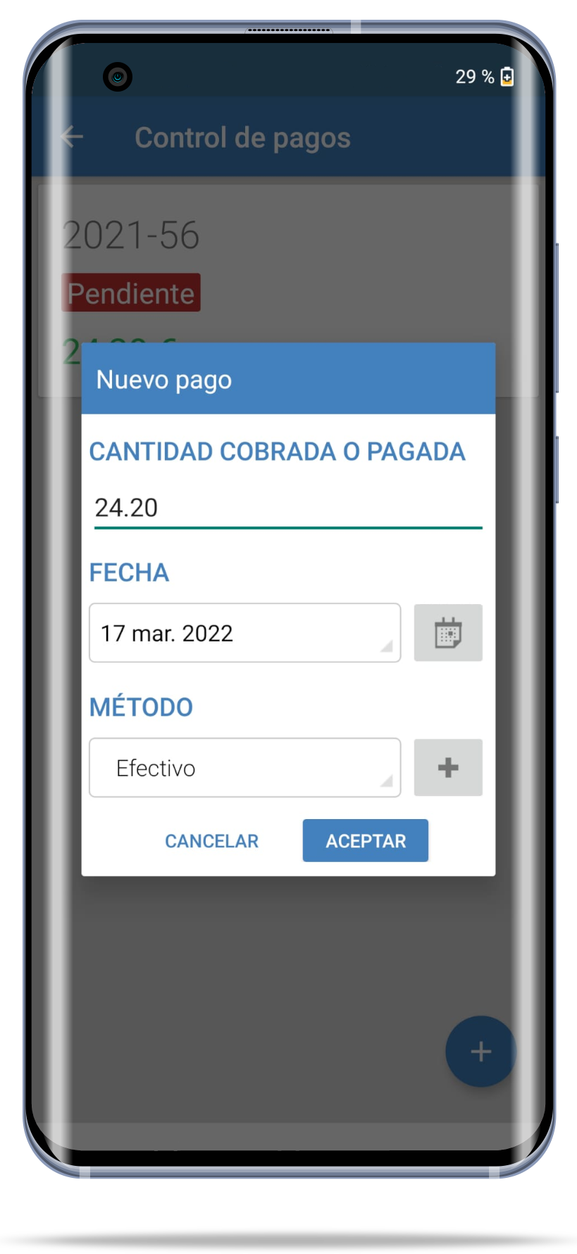 App android control de gastos e ingresos