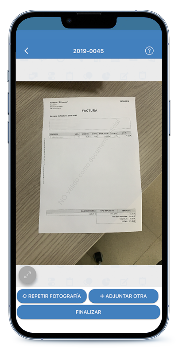 App ios digitalizacion de facturas