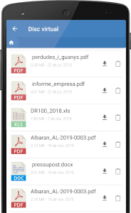 App mòbil per CRM gestió de clients i contactes