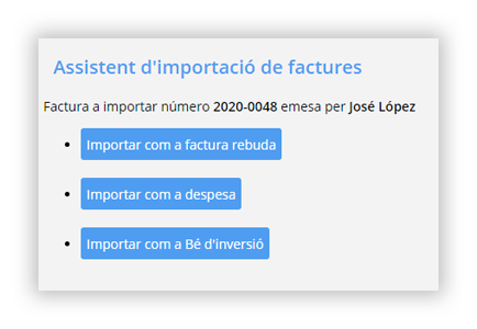 Seleccionar tipus de document per a pujar al núvol