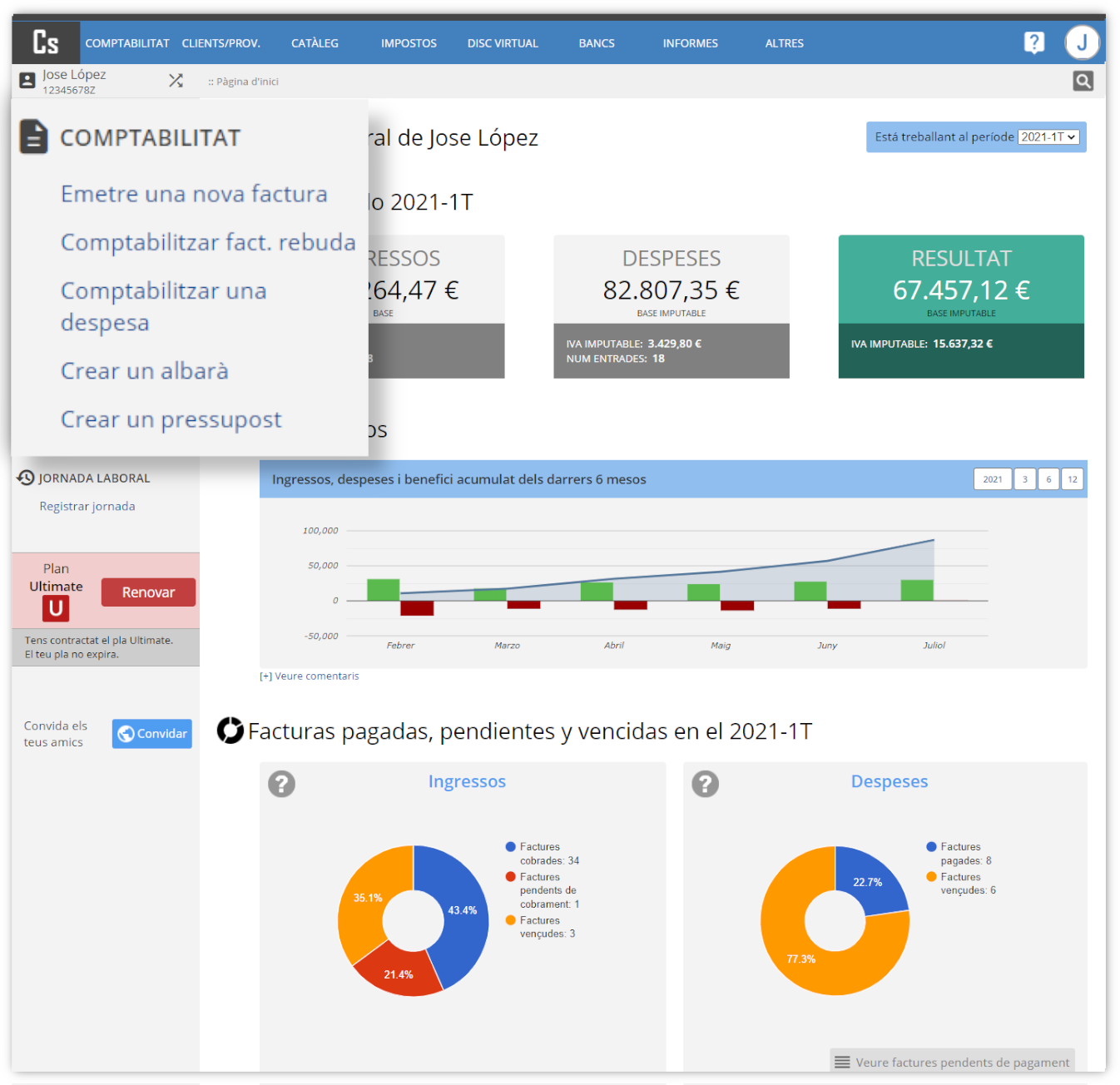 Software de facturació, crea factures, pressupostos i albarans