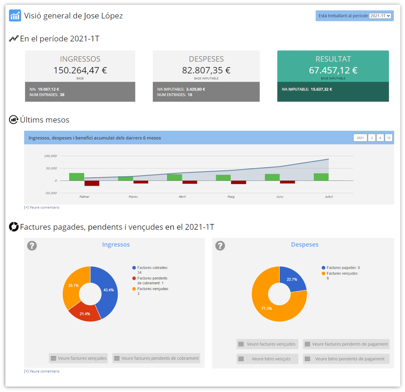 Visualitza les teves despeses i ingressos en temps real