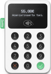 Lector de tarjetas bluetooth de Zettle