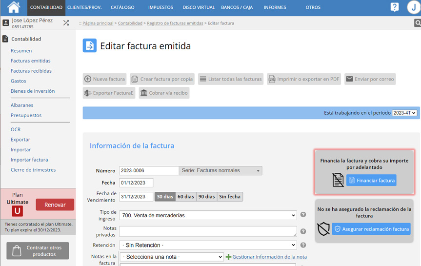 Configura tu región fiscal