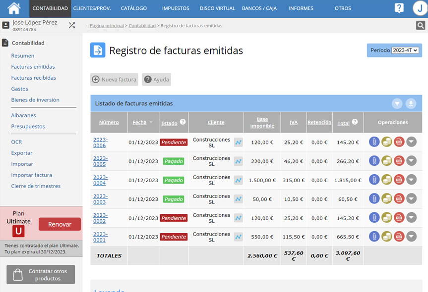 Configura tu región fiscal