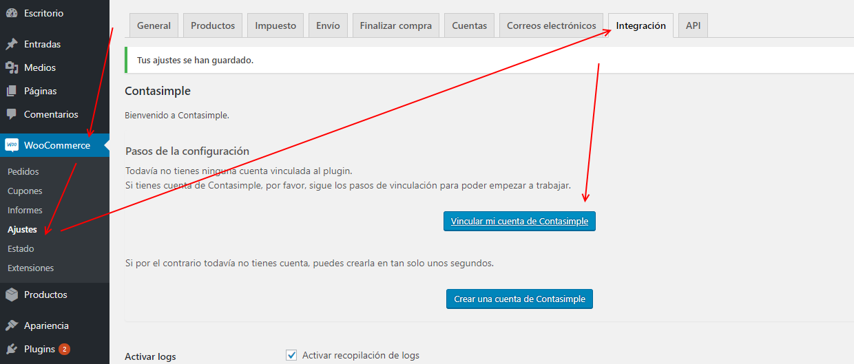 Asistente de configuración inicial