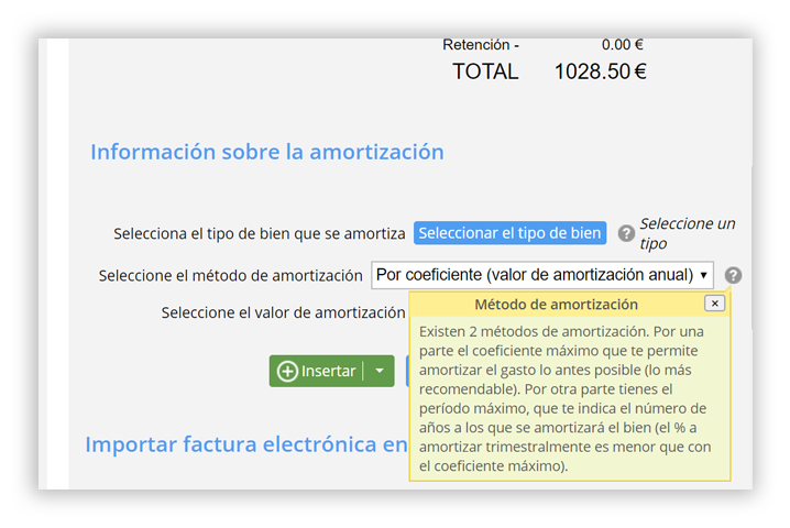 Web facturación contabilidad e impuestos fácil