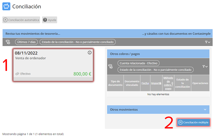 Abrir conciliación múltiple