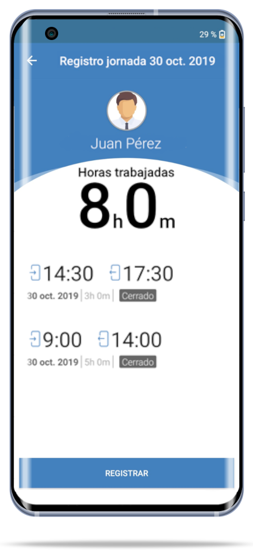 Aplicacion para Control Horario - APP Control Horario de Trabajadores