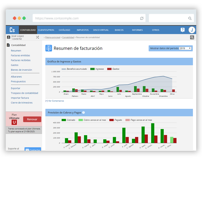 Gestionar contabilidad en la nube