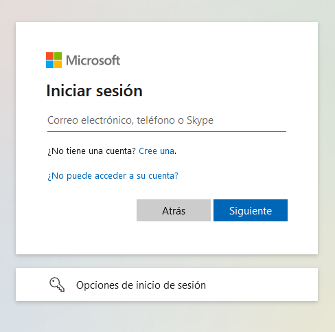 Iniciar sesión en Outlook