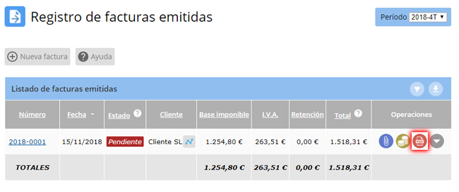 Exportar o imprimir pdf