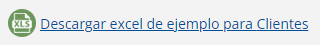 Descargar excel de ejemplo para importar clientes y proveedores