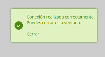 Outlook configurado correctamente