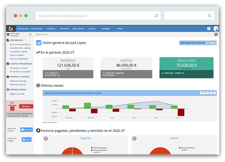 Facturación, contabilidad e impuestos para empresas