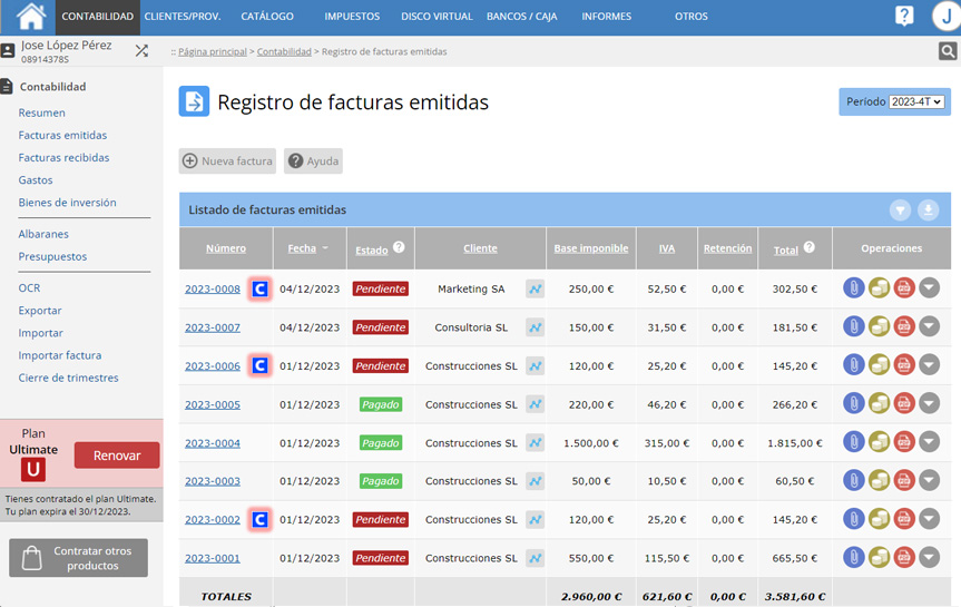 Configura tu región fiscal