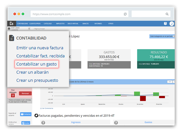 Comptabilitzar una despesa