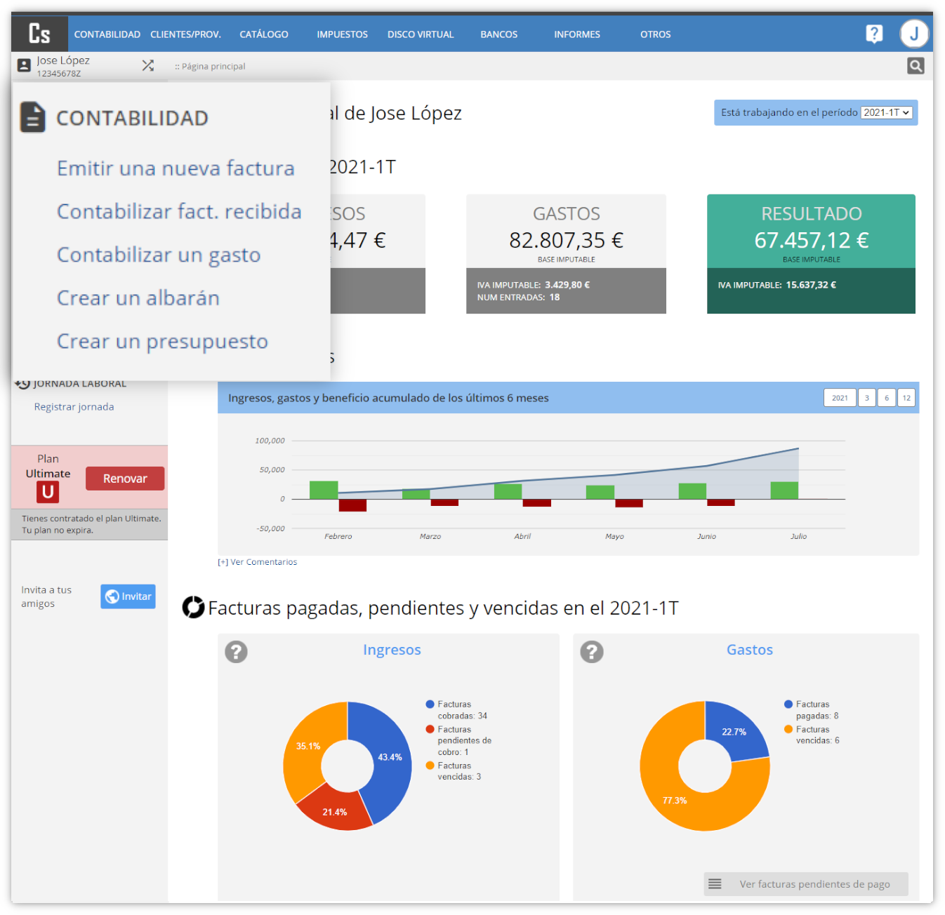 Software de facturación, crea facturas, presupuestos y albaranes