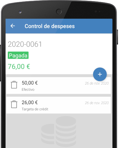 Introdueix les teves factures rebudes a l'App mòbil de facturació