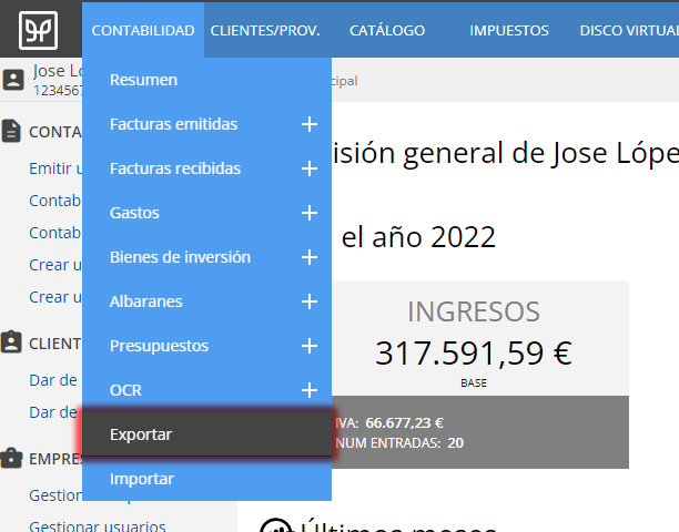 Configura tu región fiscal