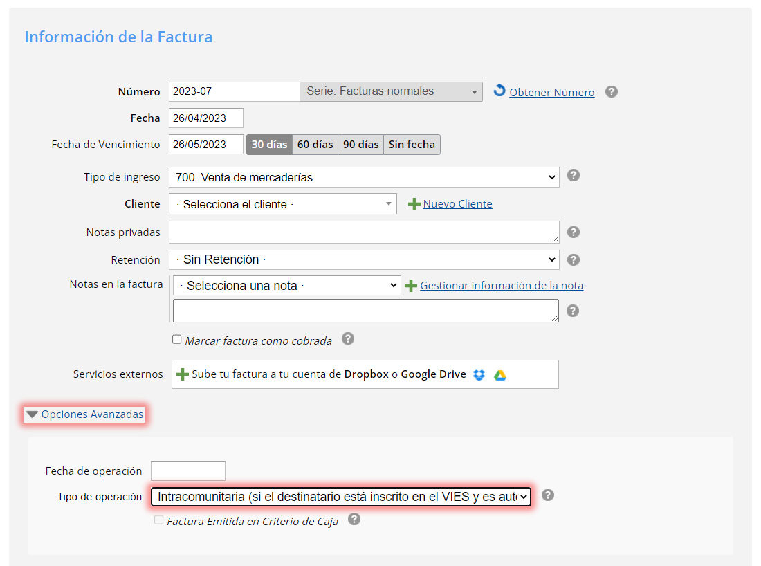 Selecciona configurar Ticketbai