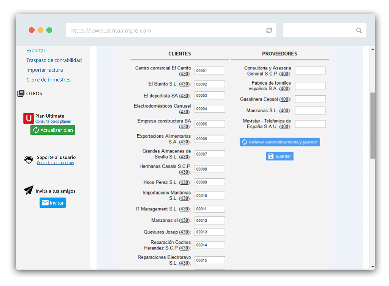 Integración Contasimple con a3ASESOR