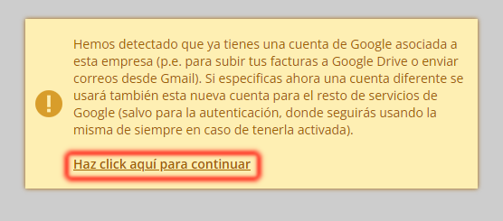 Cuenta de Google asociada