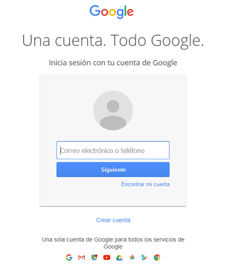 Iniciar sesion en Gmail.