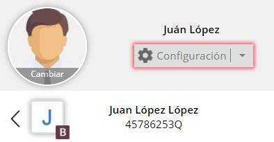 Configuración perfil de Contasimple