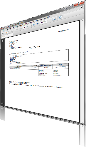 Ejemplo de factura Ejemplo de factura